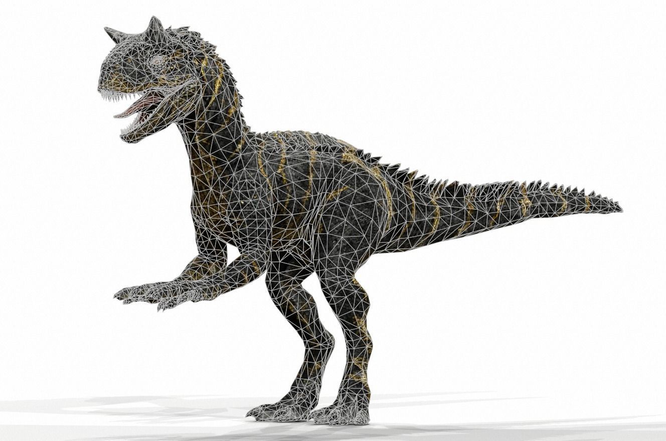 Dinosaur 117 Low-poly 3D model_1