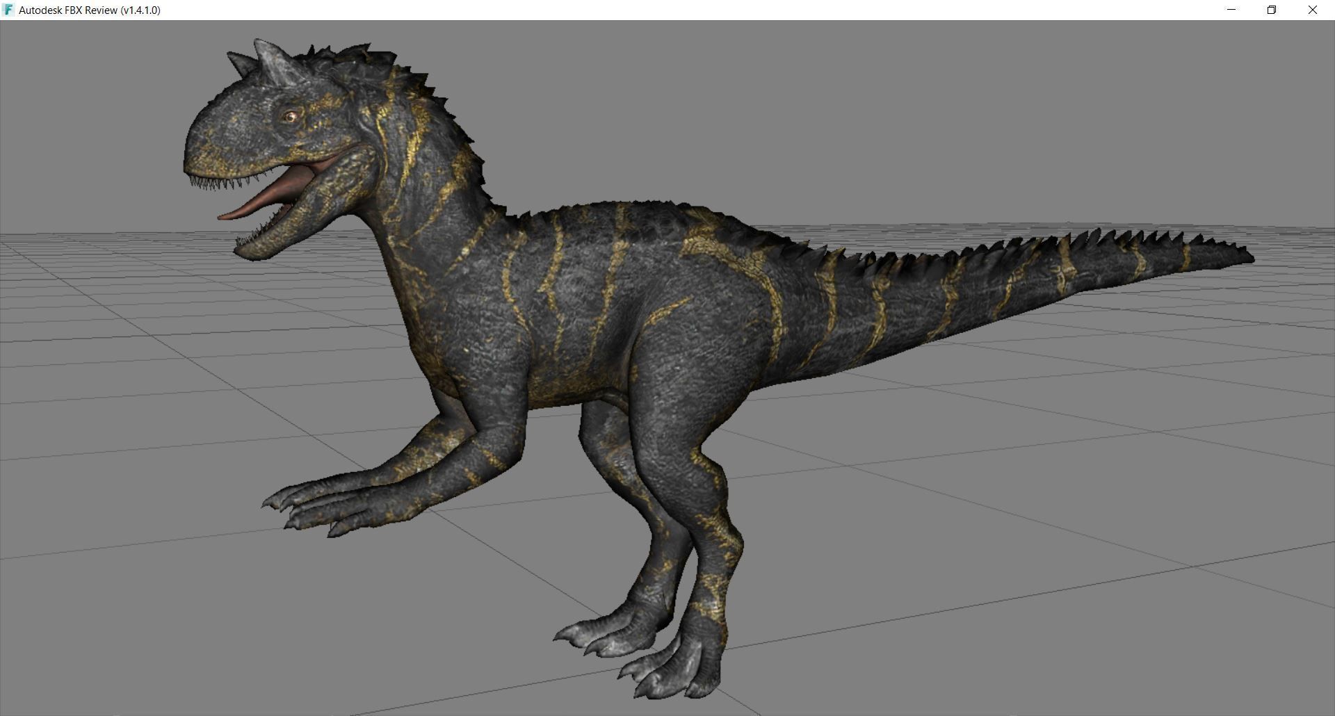 Dinosaur 117 Low-poly 3D model_2