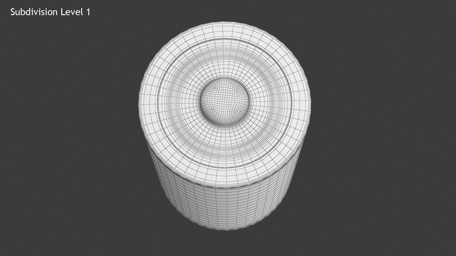 Battery D Low-poly 3D model_14