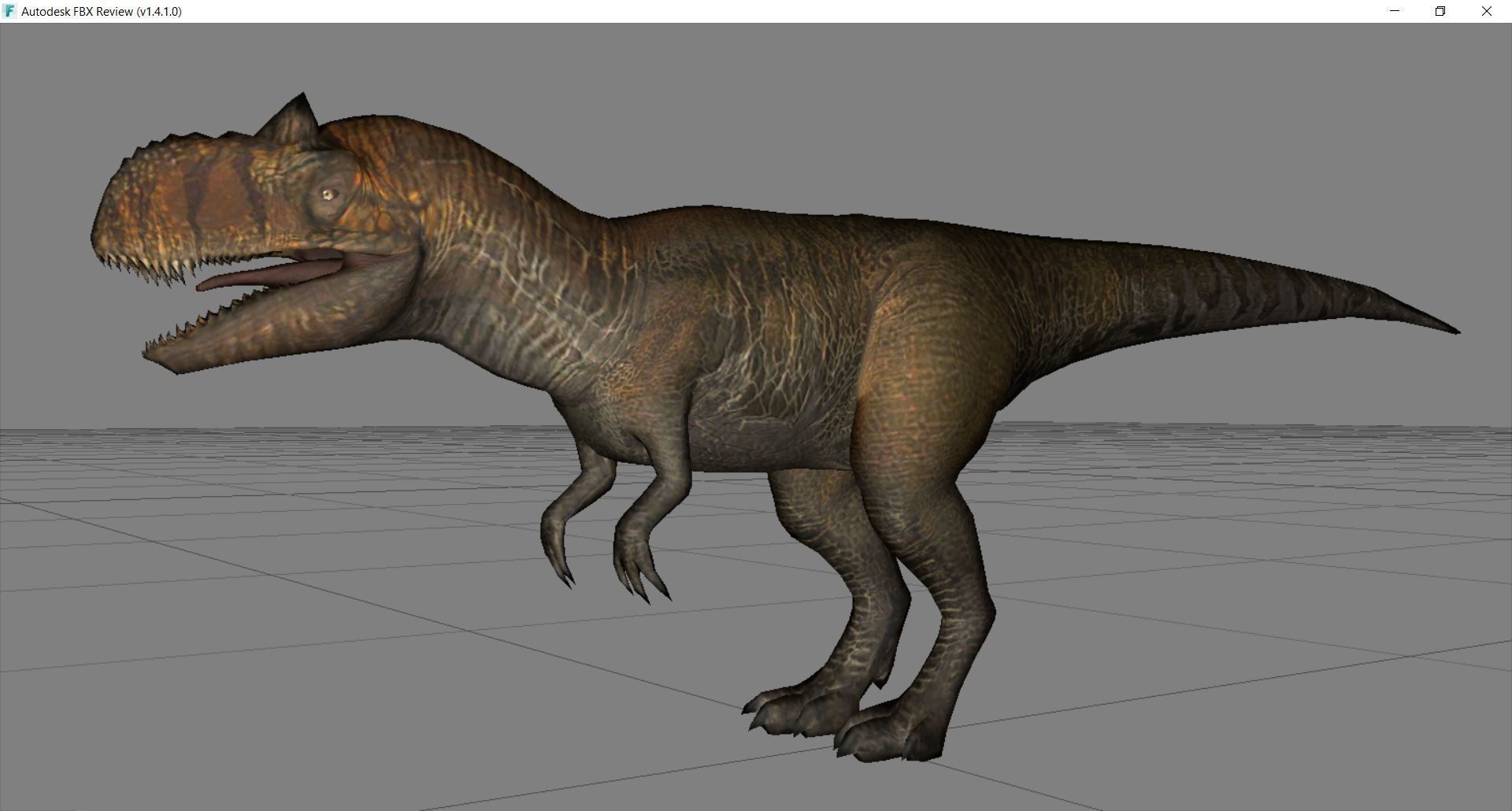 Dinosaur 123 Low-poly 3D model_2