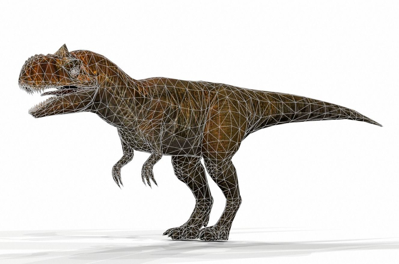 Dinosaur 123 Low-poly 3D model_1