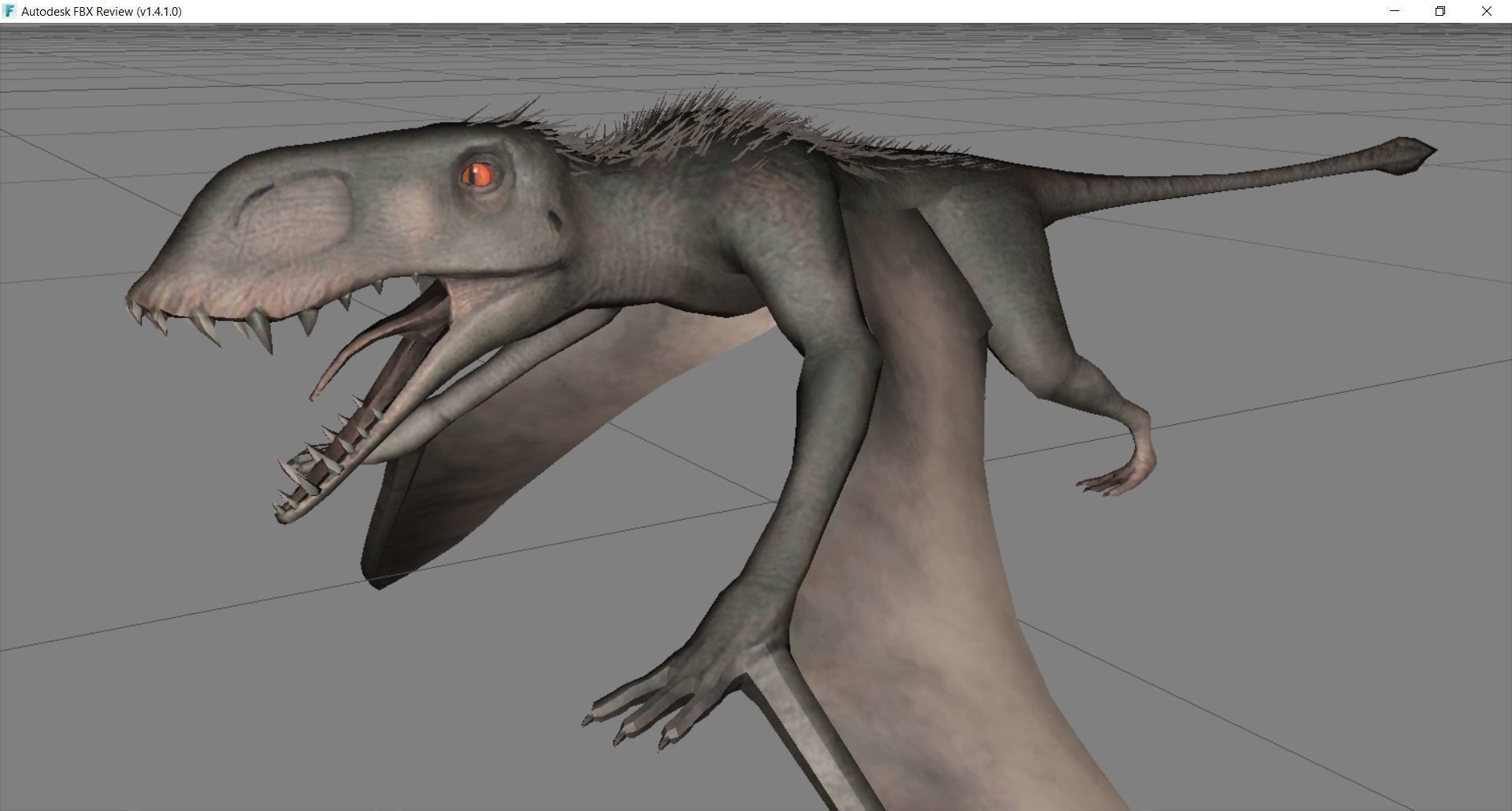 Dinosaur 124 Low-poly 3D model_2