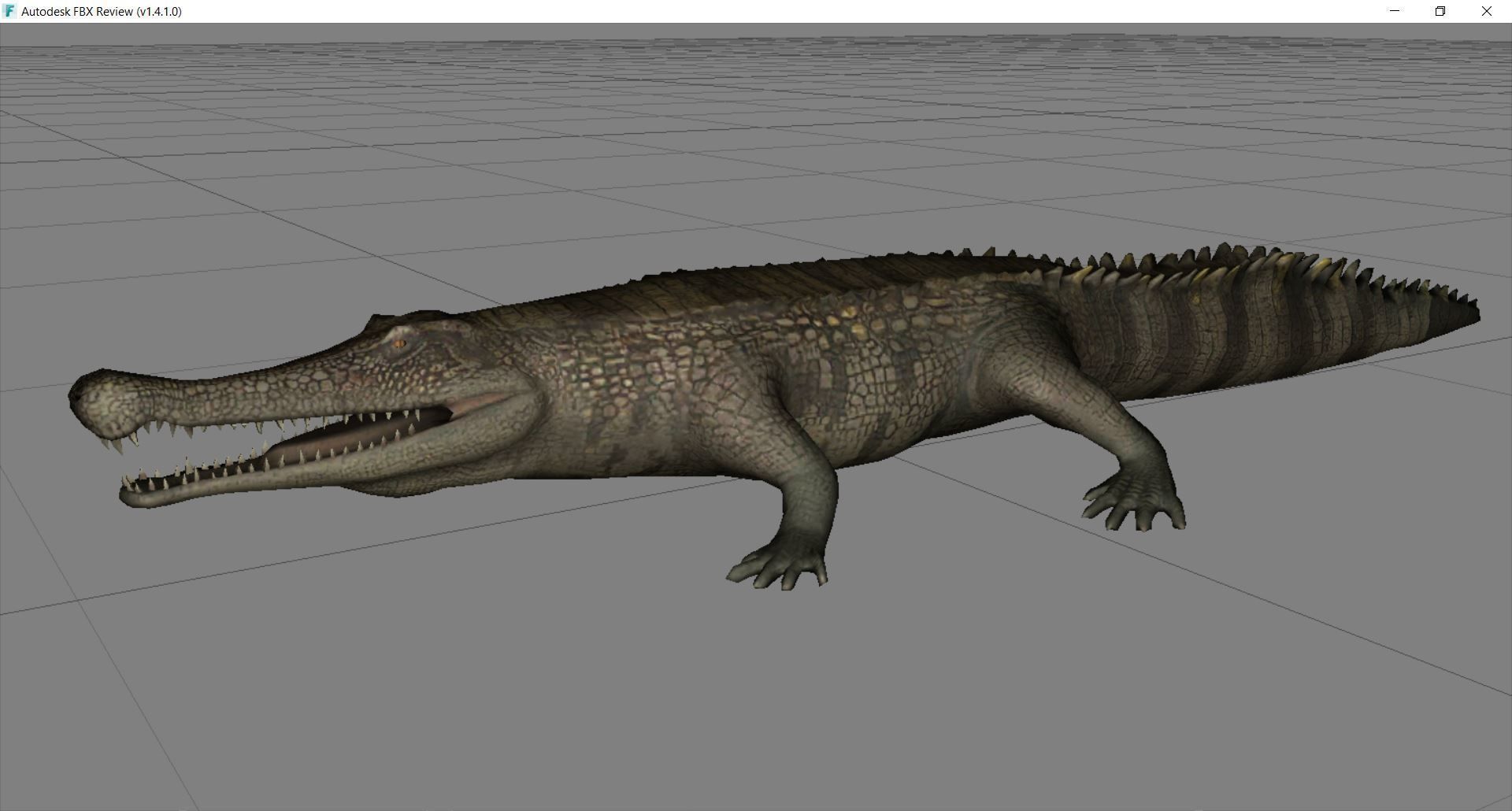 Dinosaur 125 Low-poly 3D model_2