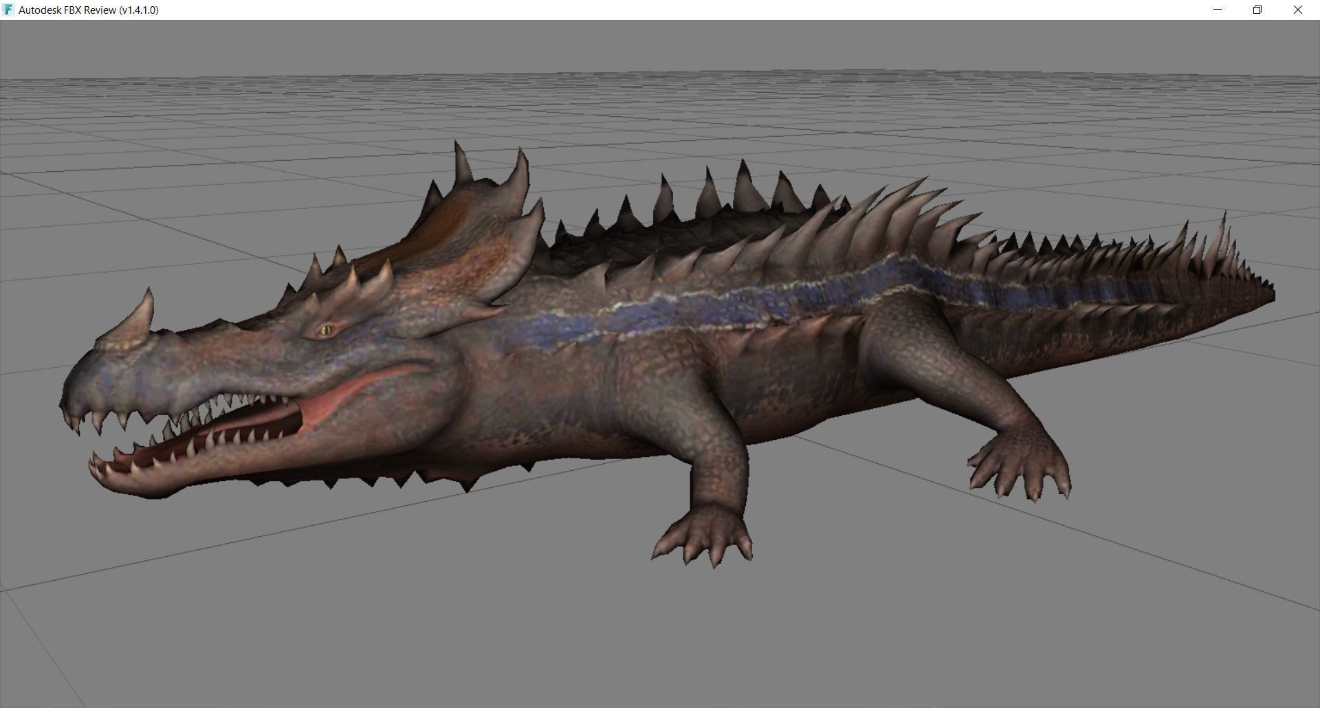 Dinosaur 126 Low-poly 3D model_2