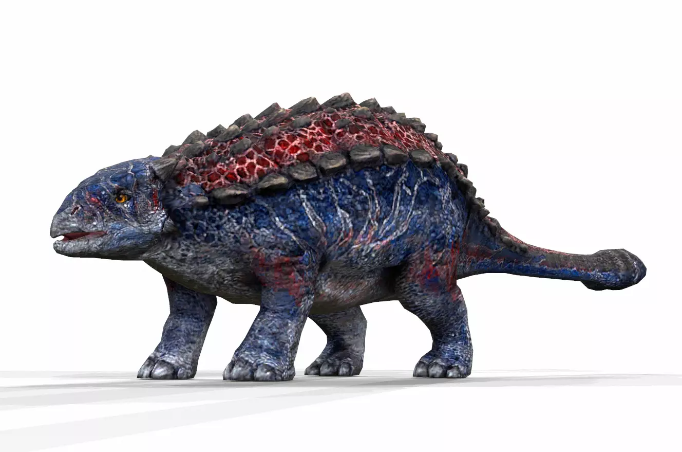 Dinosaur 128 Low-poly 3D model