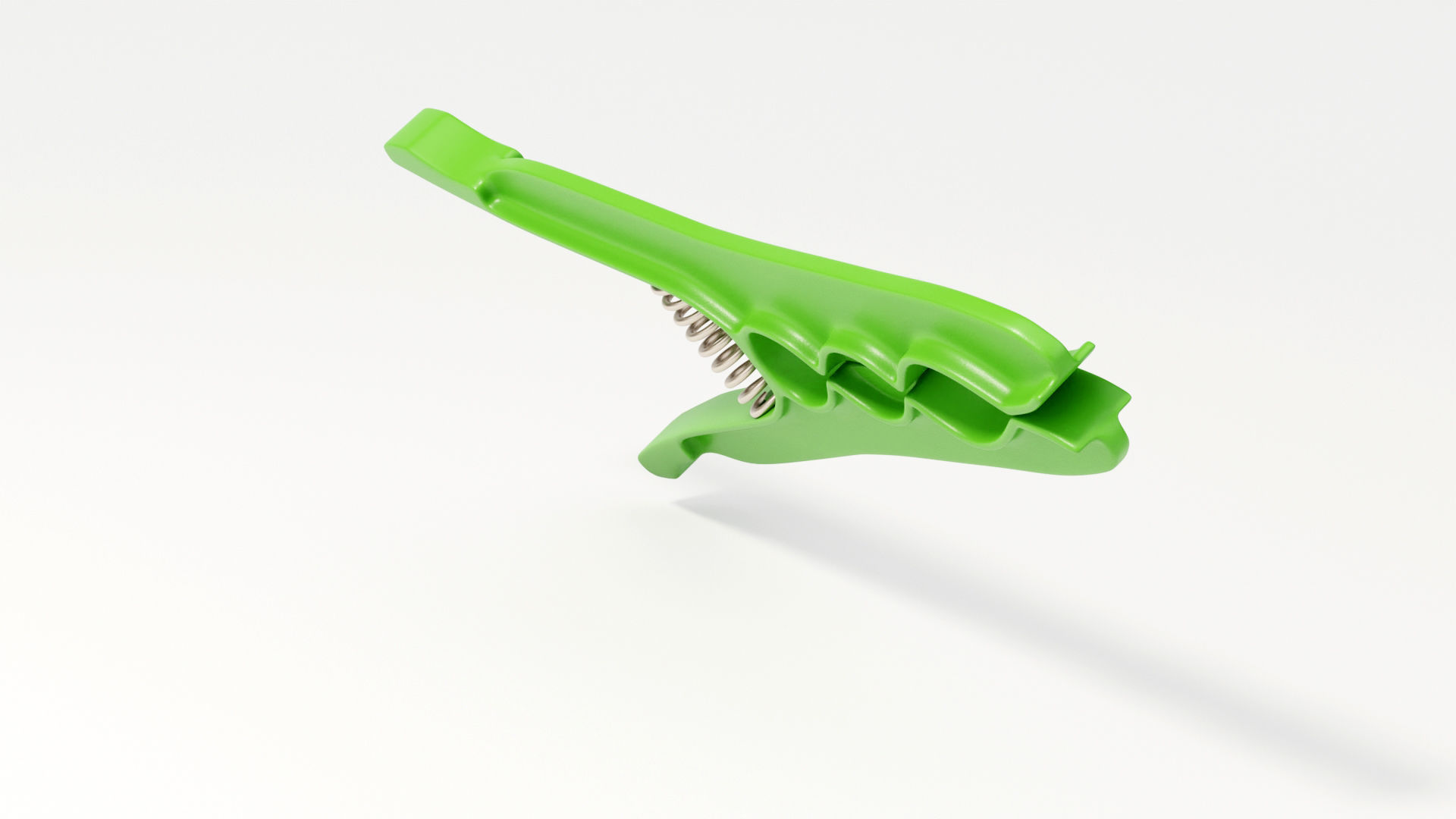Plastic Clothes Peg 3D model_3