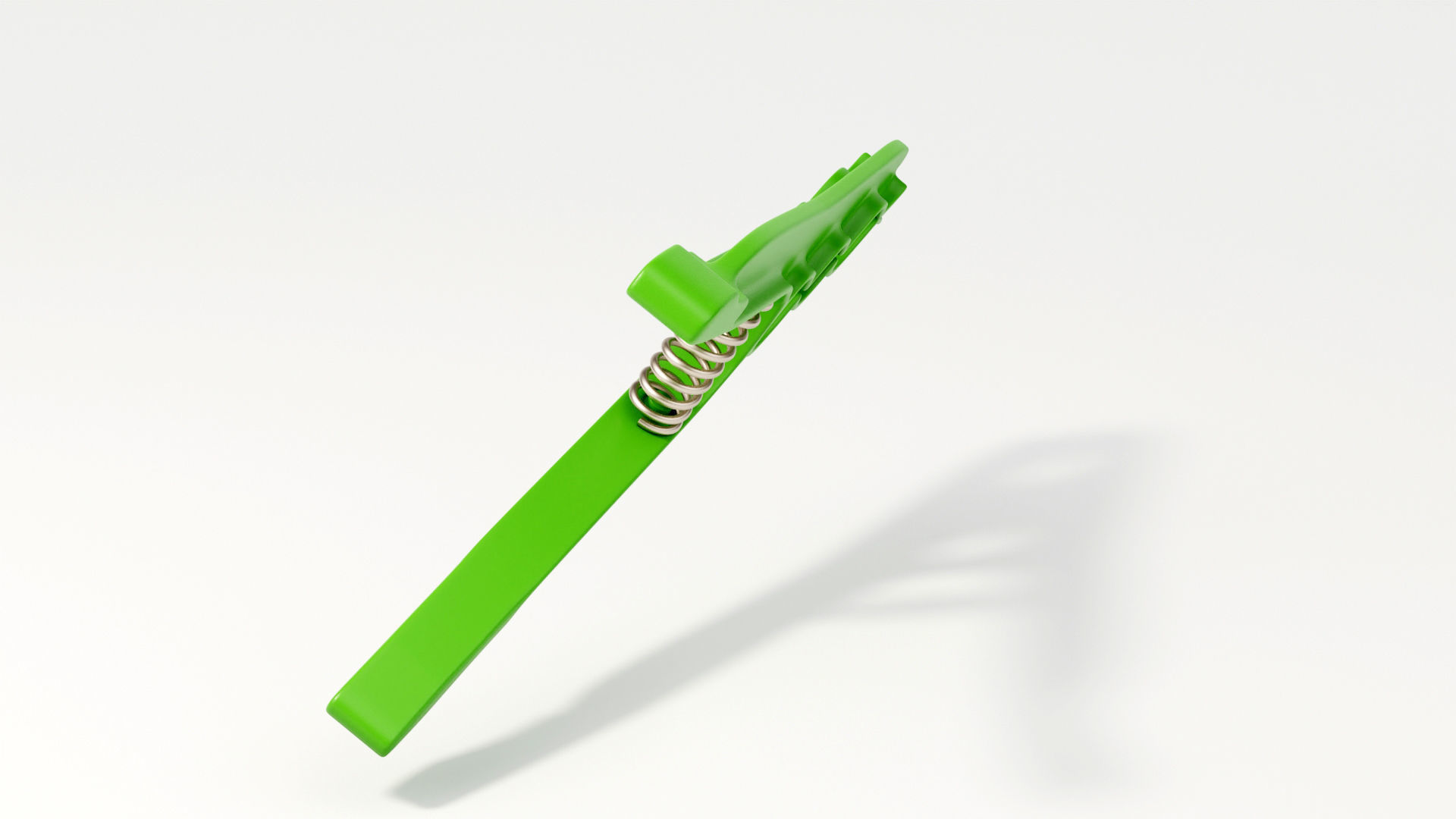 Plastic Clothes Peg 3D model_6