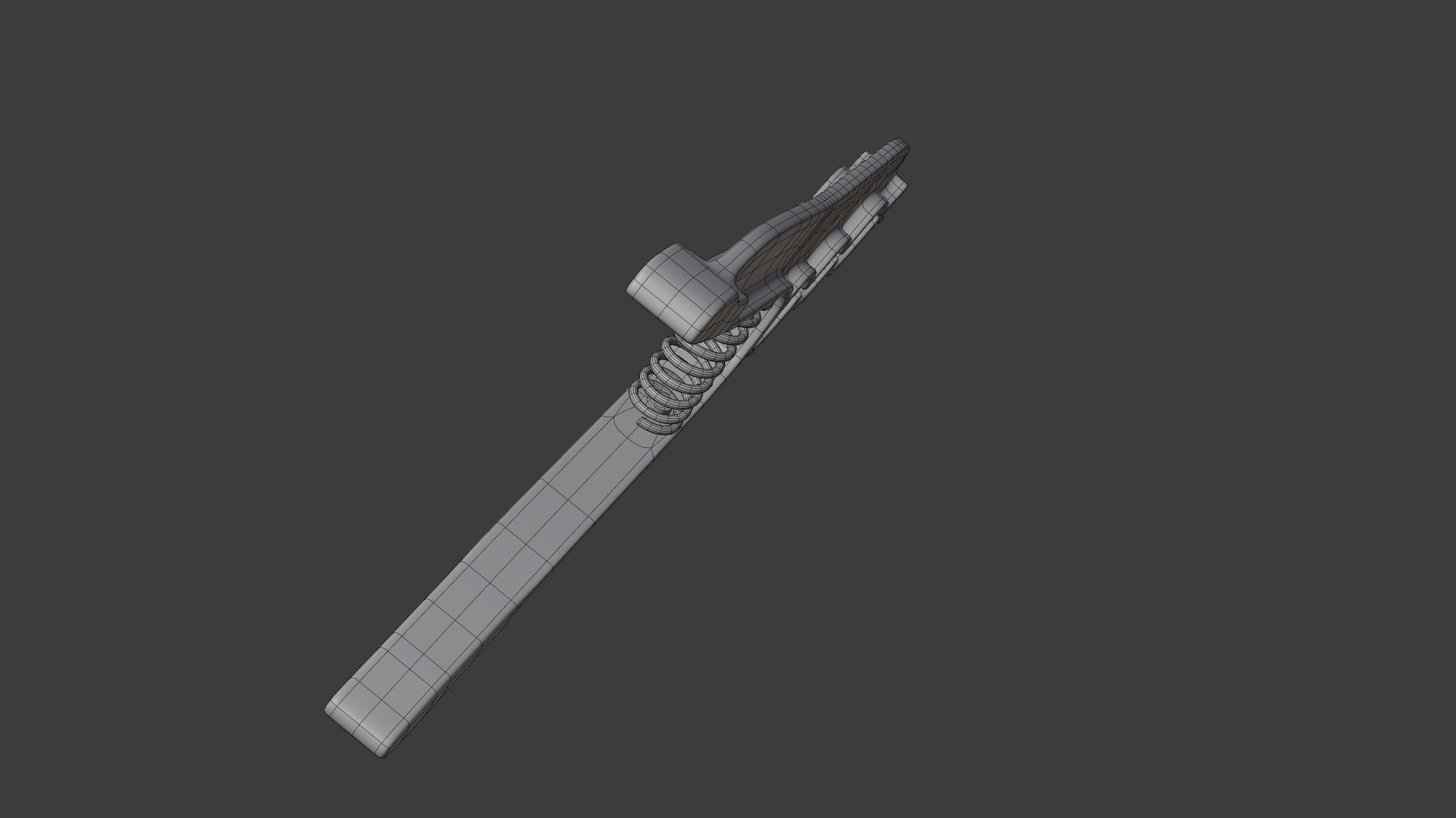 Plastic Clothes Peg 3D model_14