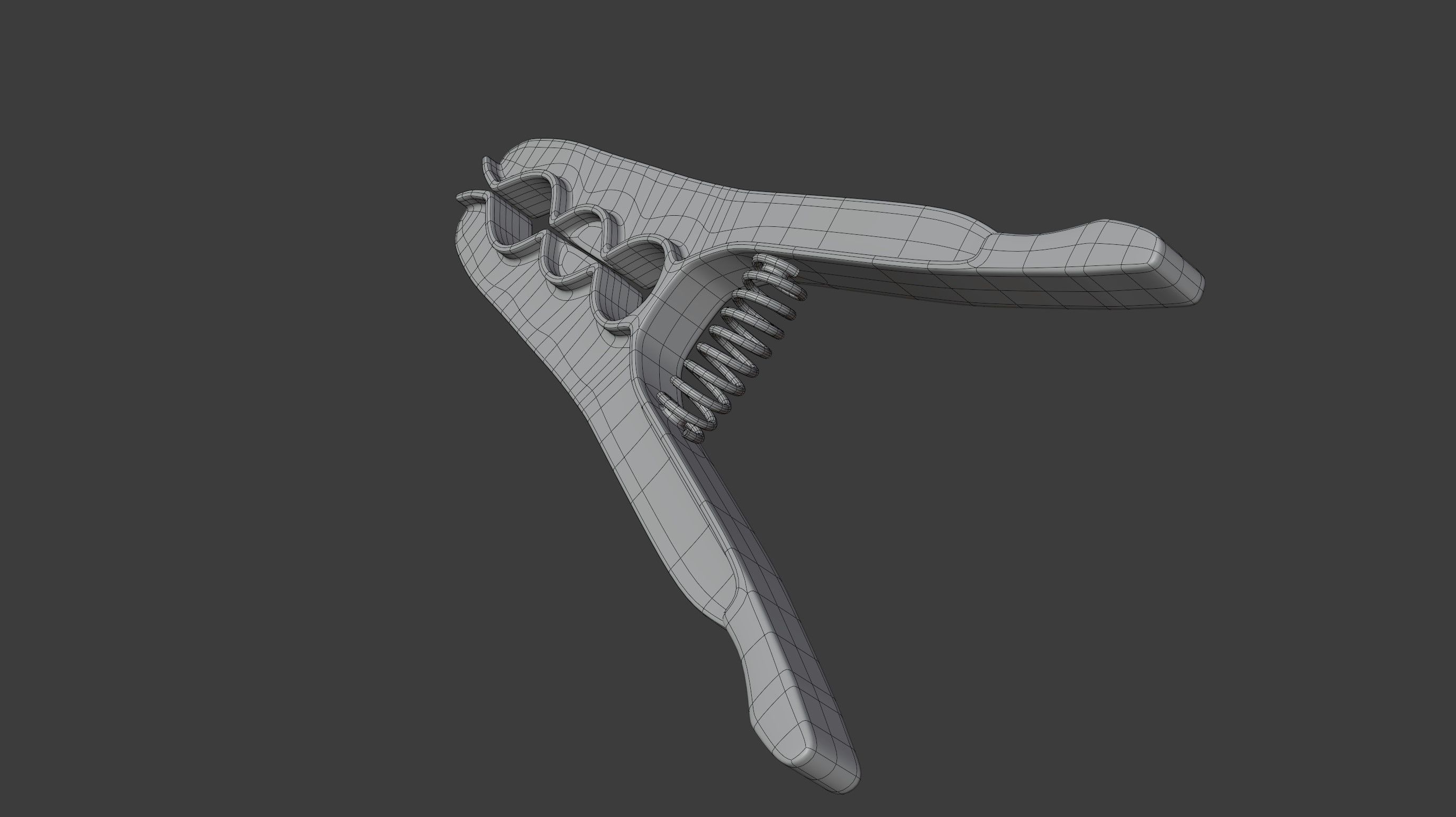 Plastic Clothes Peg 3D model_15