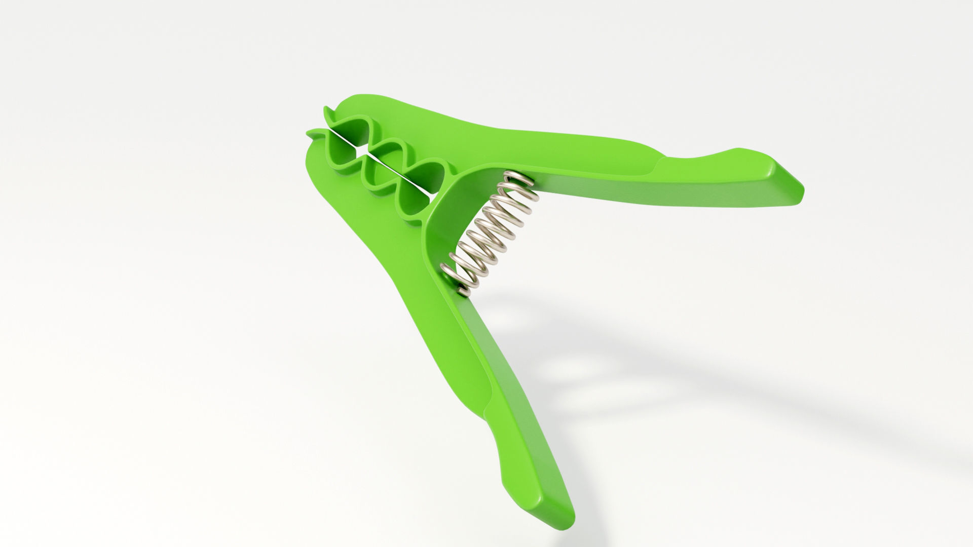 Plastic Clothes Peg 3D model_7
