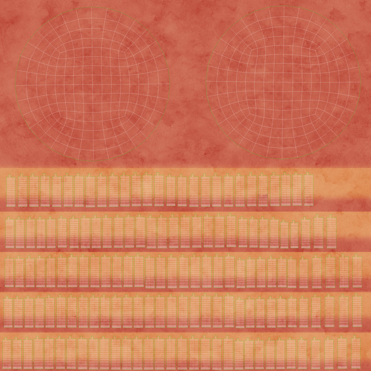 Corona Virus Low-poly 3D model_15