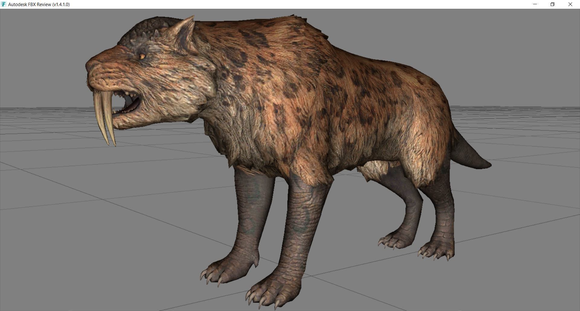 Dinosaur 132 Low-poly 3D model_2