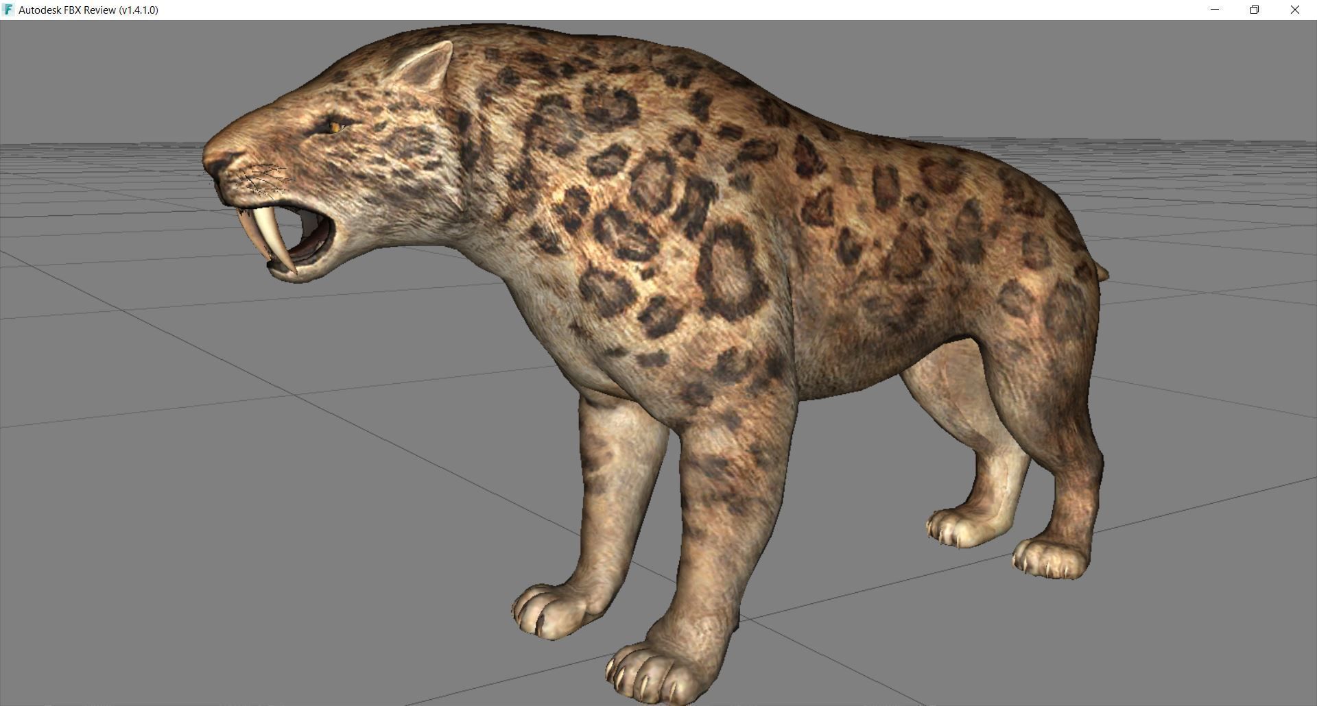 Dinosaur 133 Low-poly 3D model_2