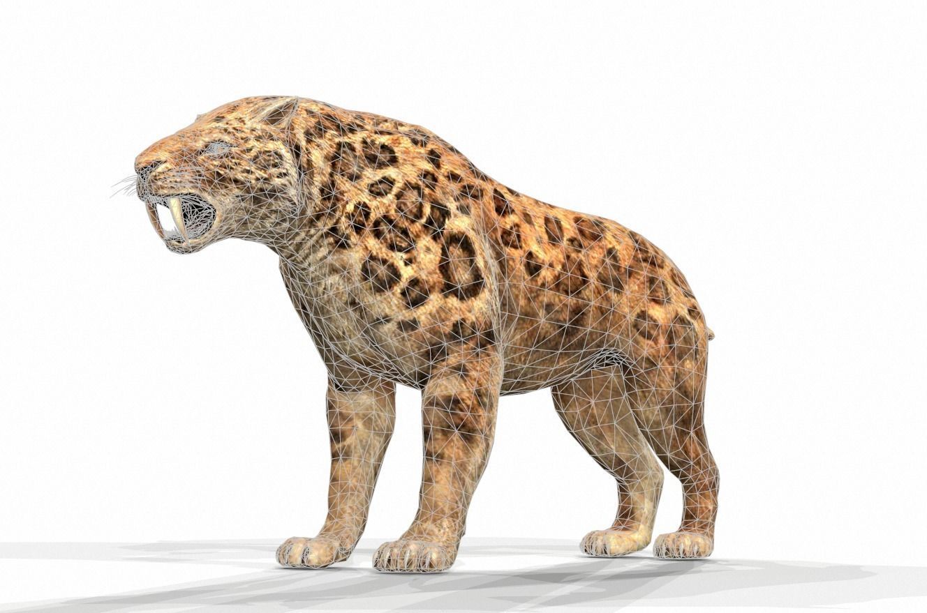 Dinosaur 133 Low-poly 3D model_1