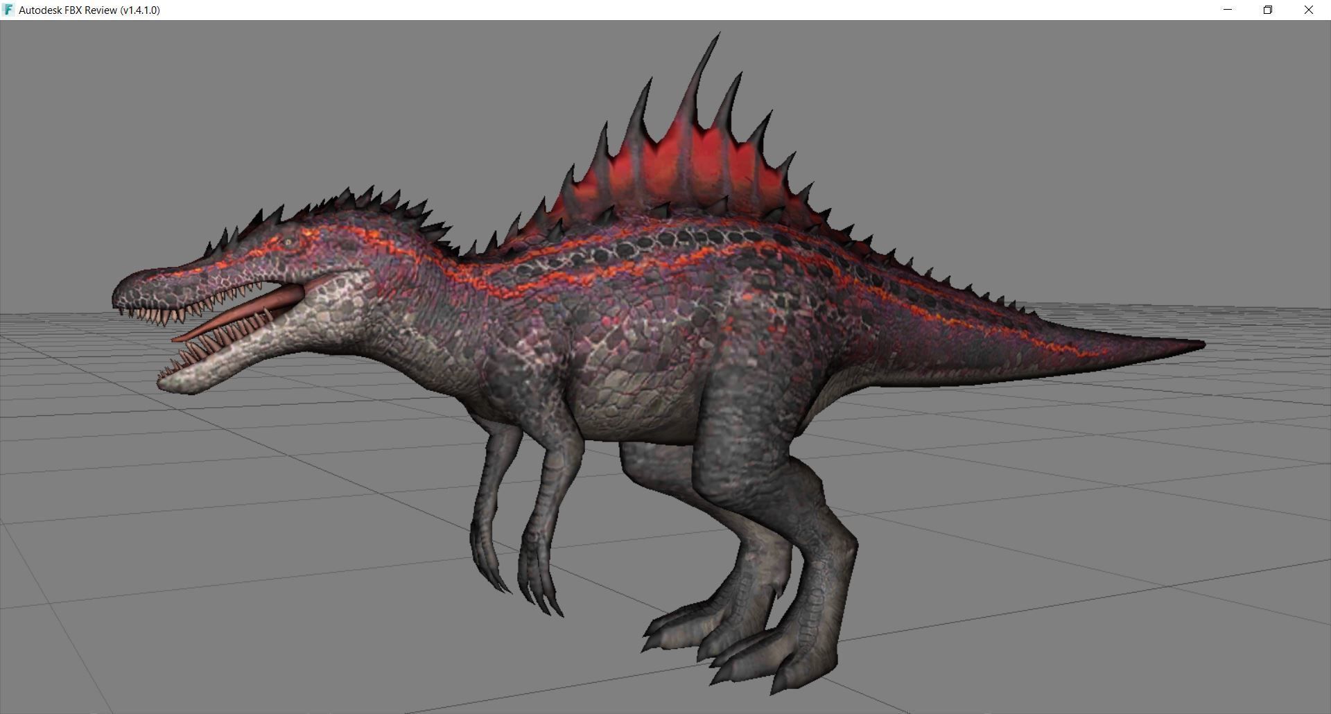 Dinosaur 134 Low-poly 3D model_2