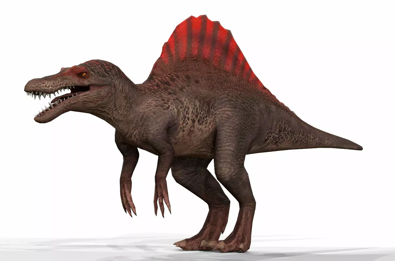 Dinosaur 136 Low-poly 3D model_0