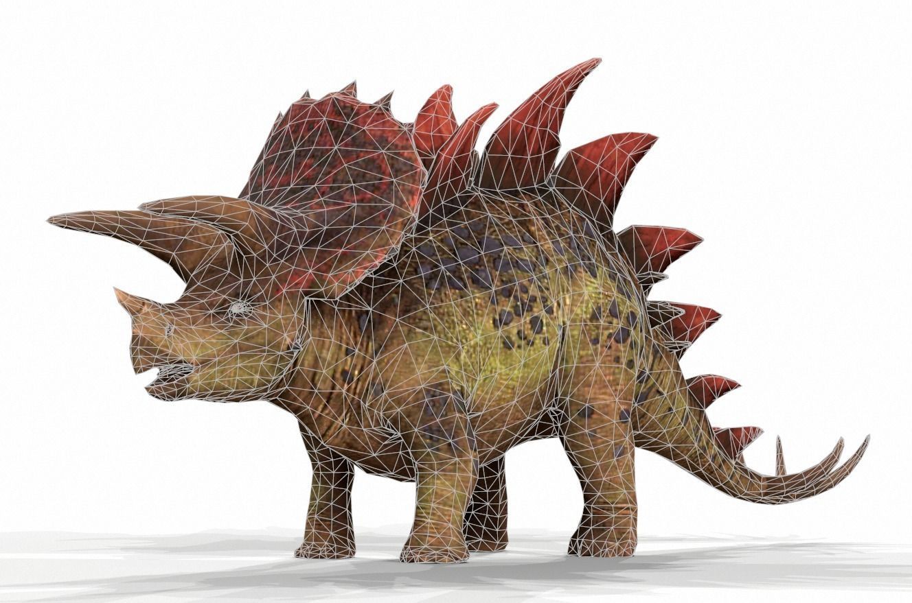 Dinosaur 139 Low-poly 3D model_1