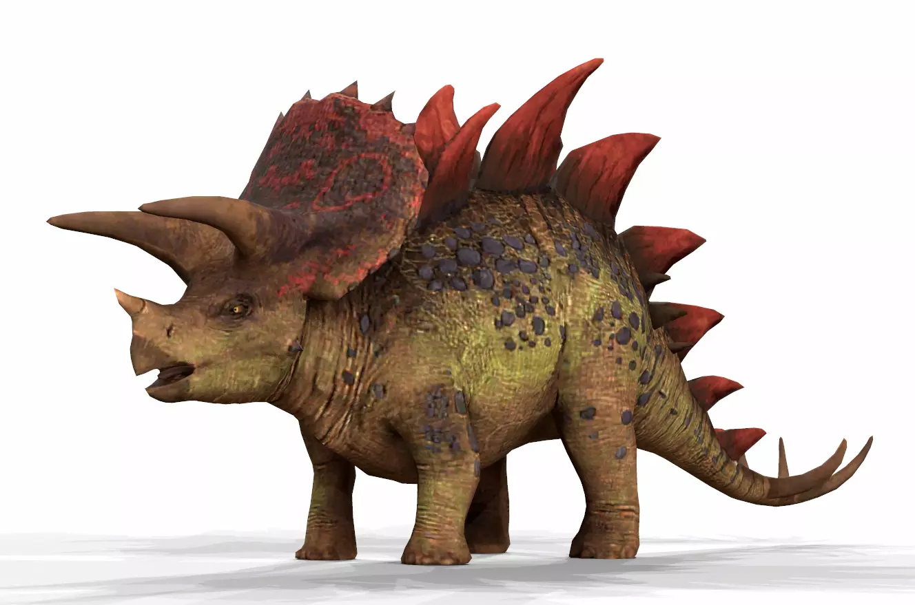 Dinosaur 139 Low-poly 3D model_0