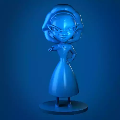 Low Poly Base Granny Model