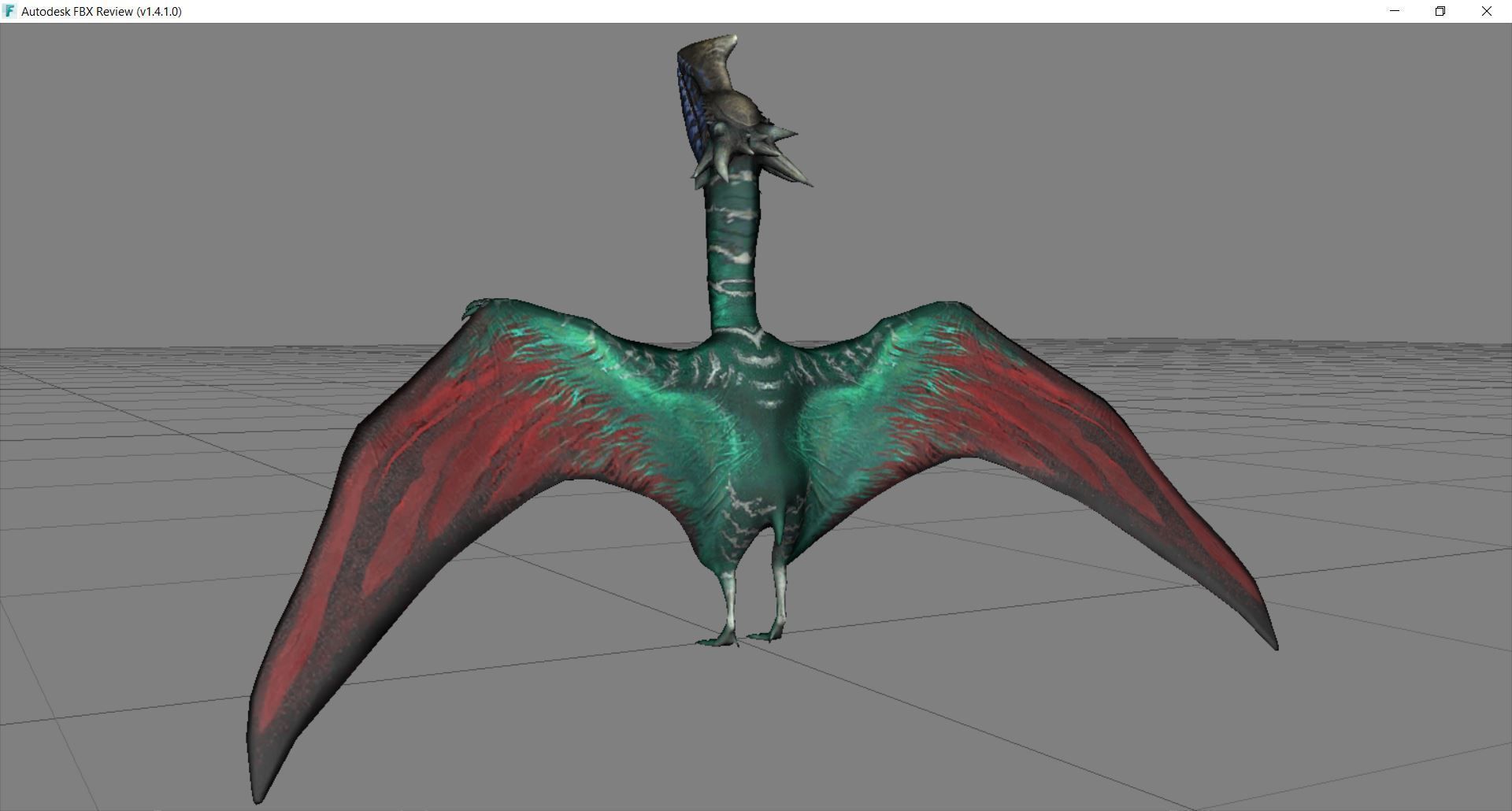 Dinosaur 142 Low-poly 3D model_3