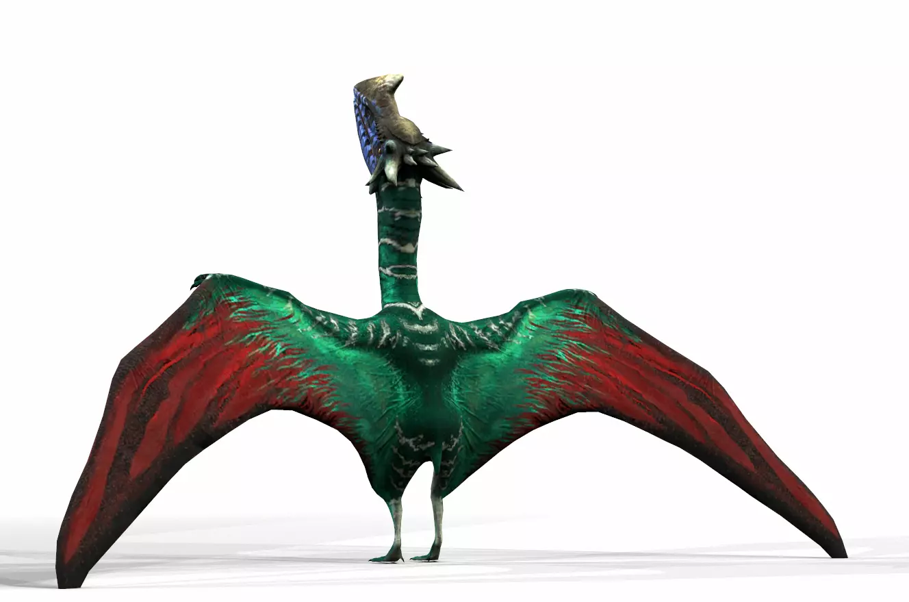 Dinosaur 142 Low-poly 3D model_0