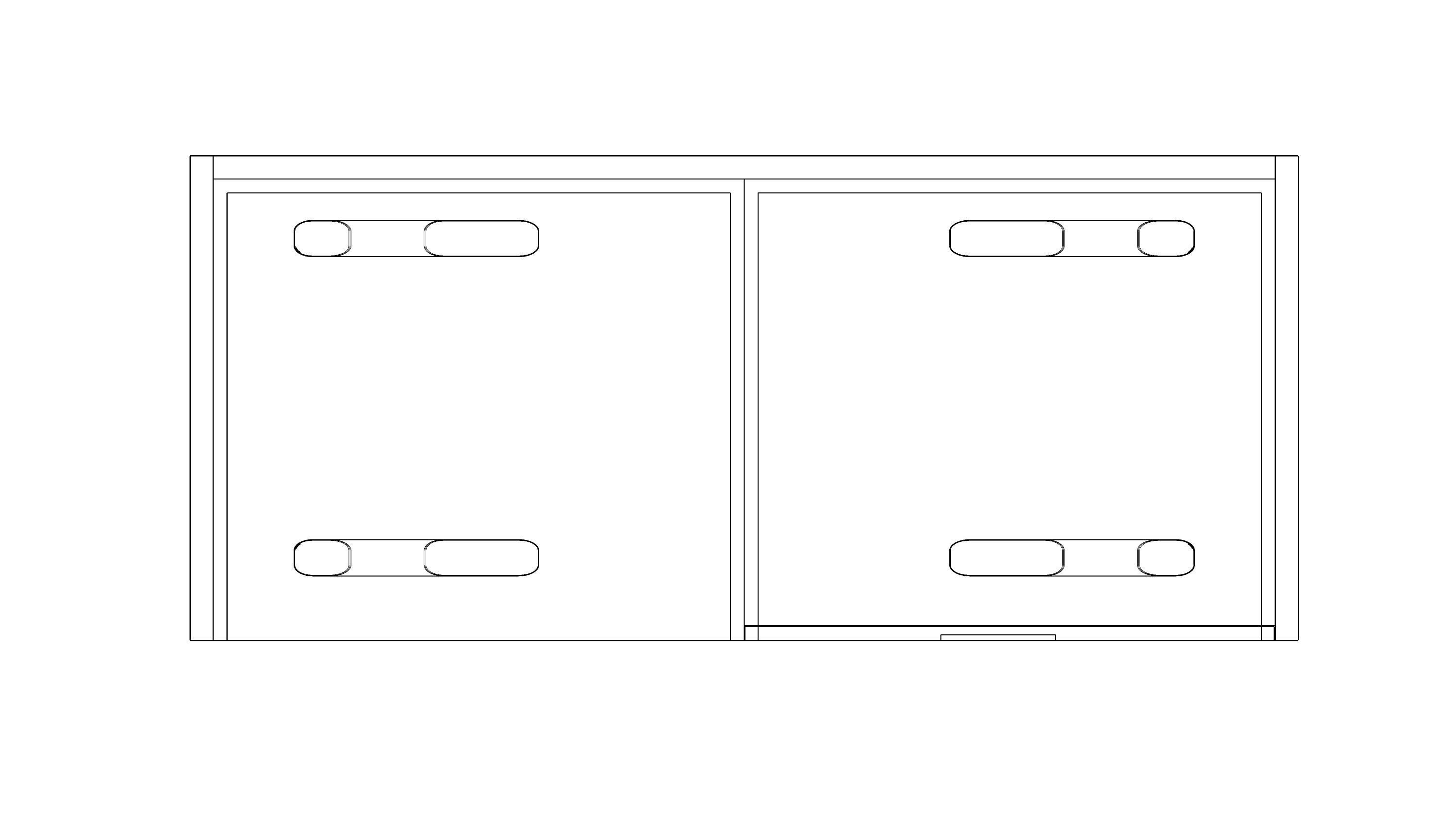 Commode cabinet - wood - colorful - furniture set - Artrzcinski Low-poly 3D model_6