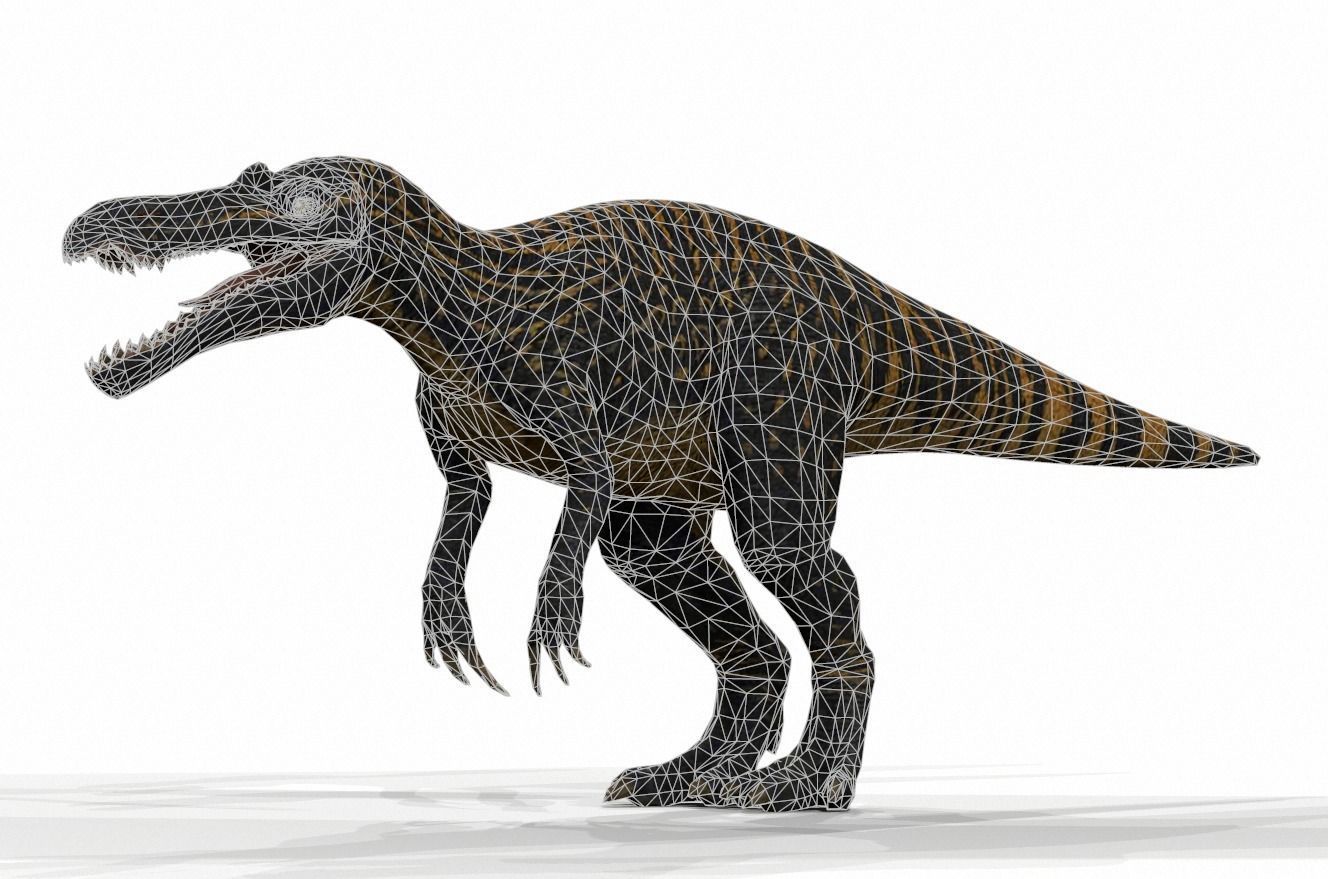 Dinosaur 144 Low-poly 3D model_1