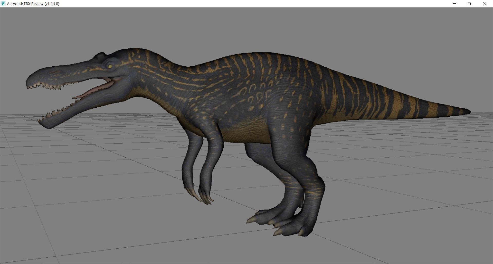 Dinosaur 144 Low-poly 3D model_2