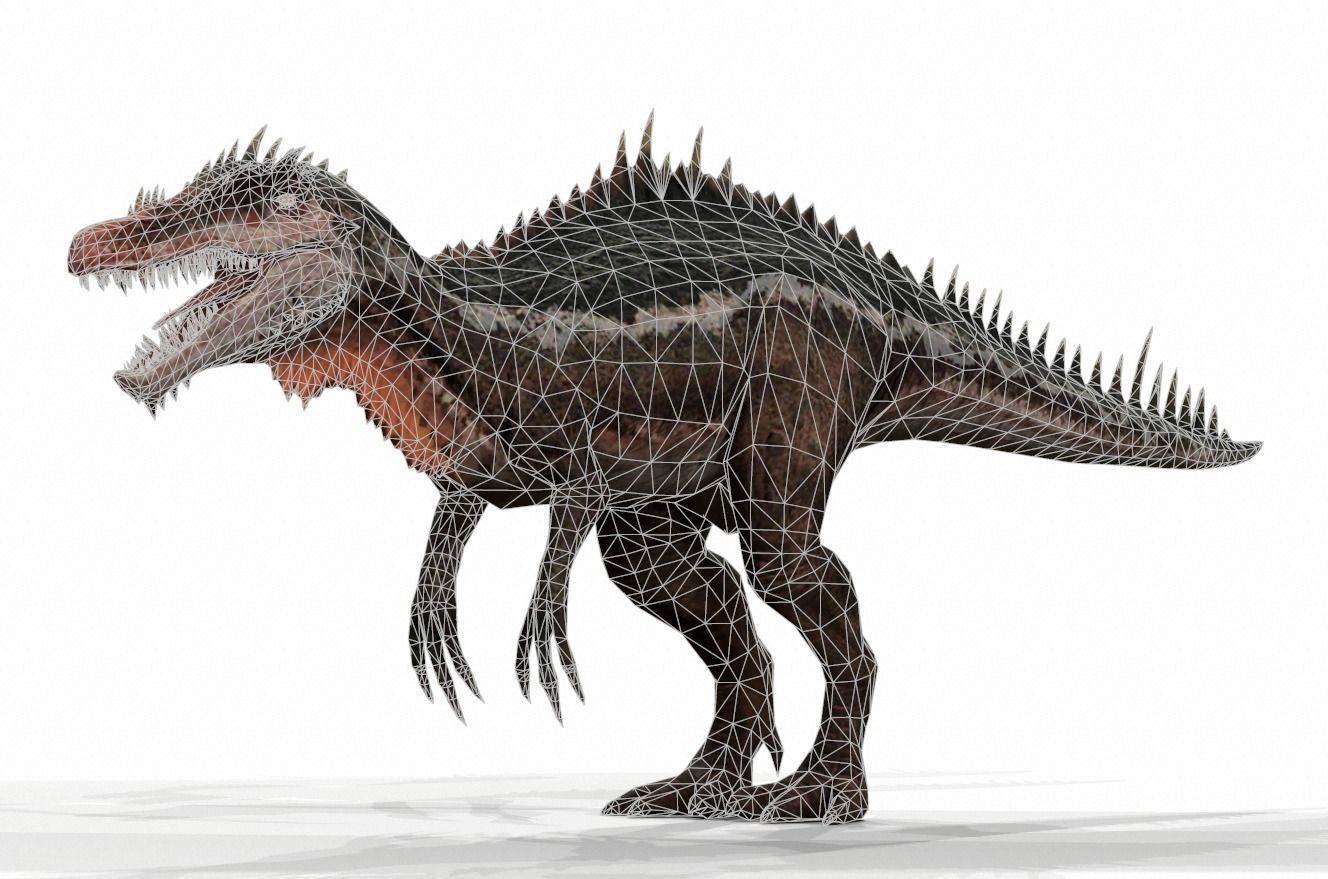 Dinosaur 145 Low-poly 3D model_1