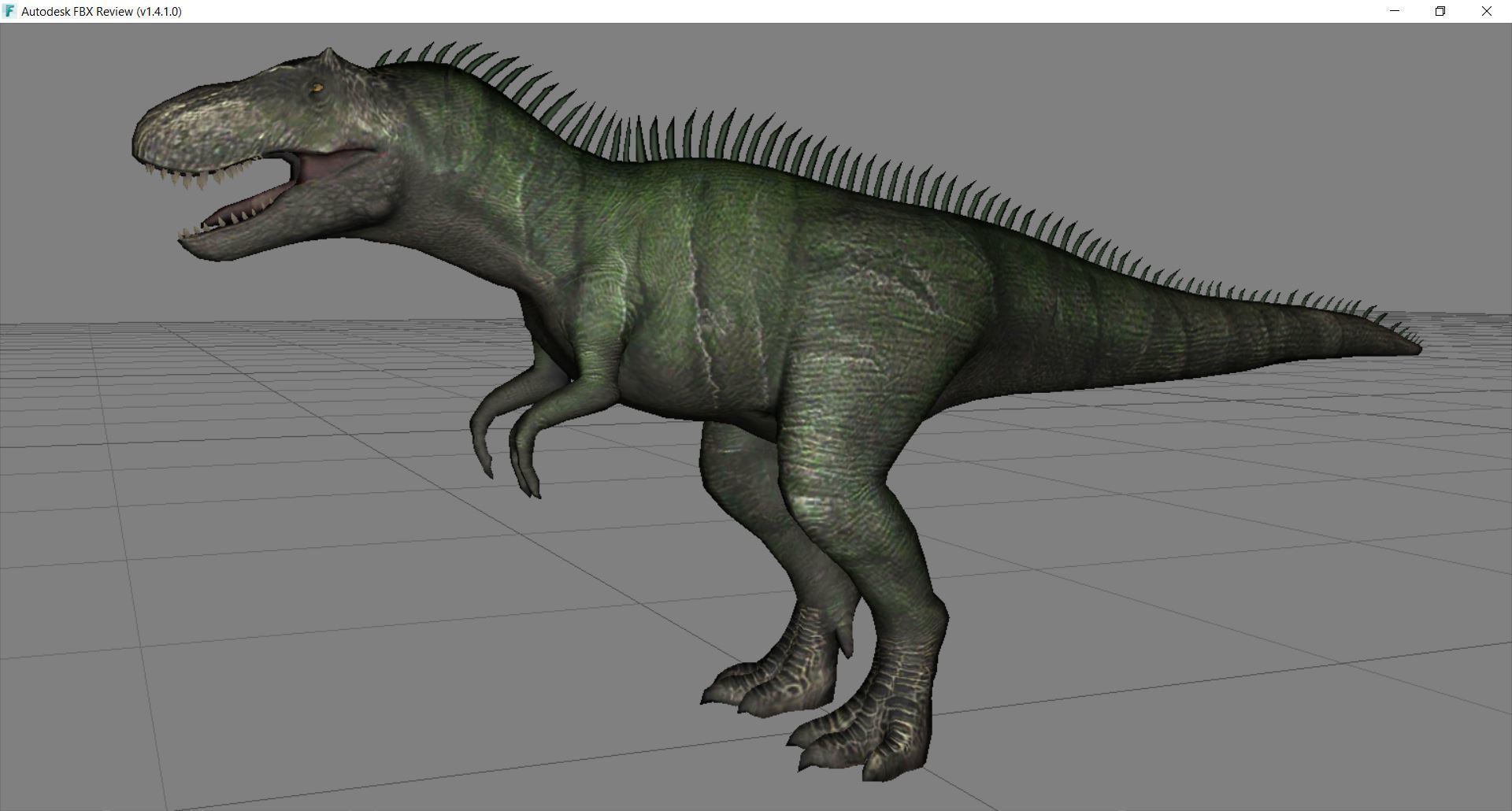 Dinosaur 147 Low-poly 3D model_2