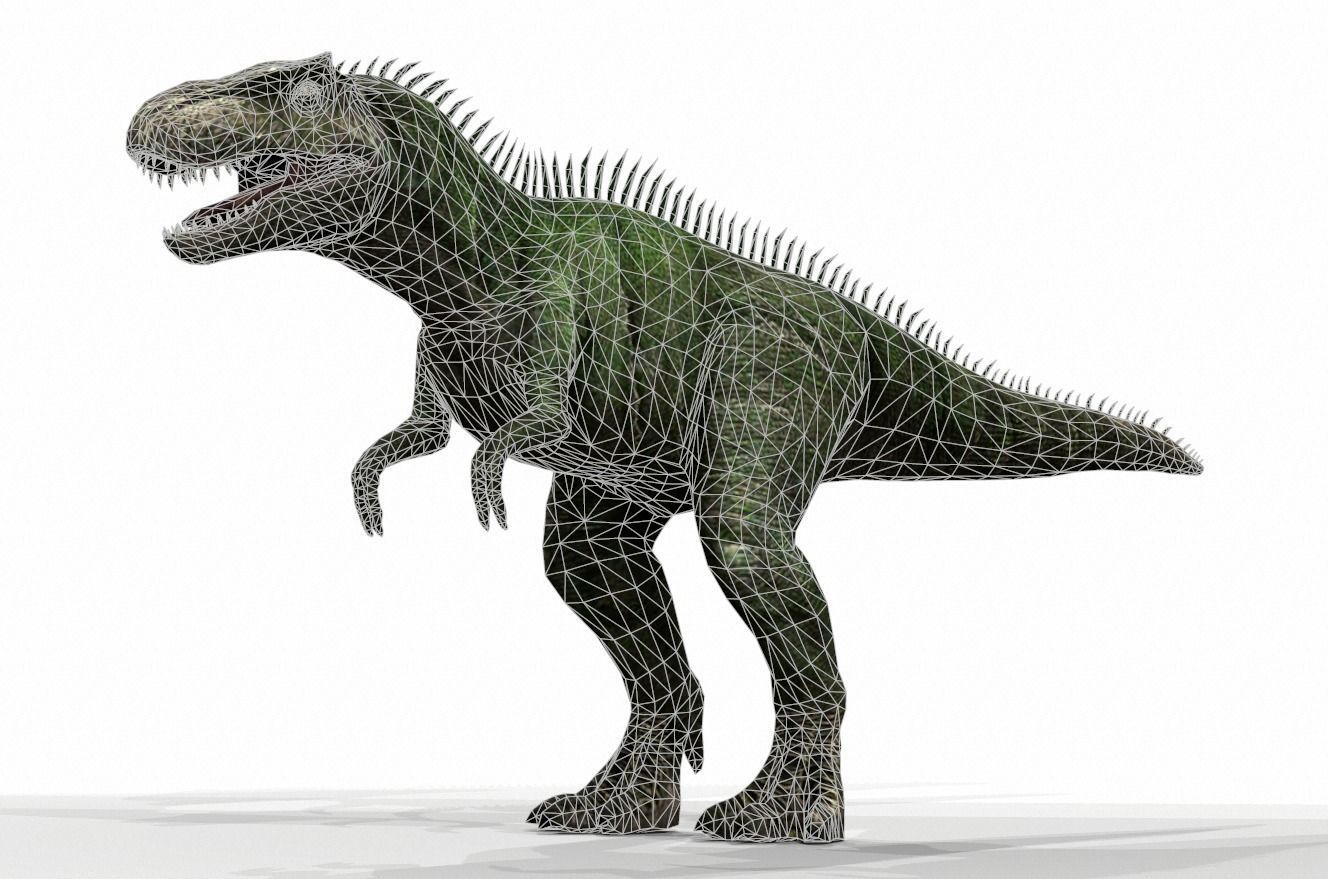 Dinosaur 147 Low-poly 3D model_1