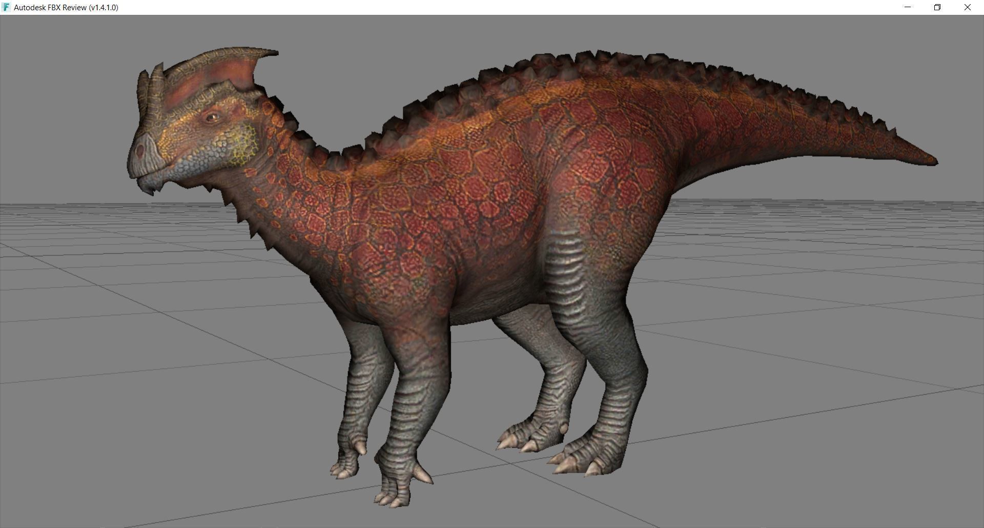 Dinosaur 148 Low-poly 3D model_2