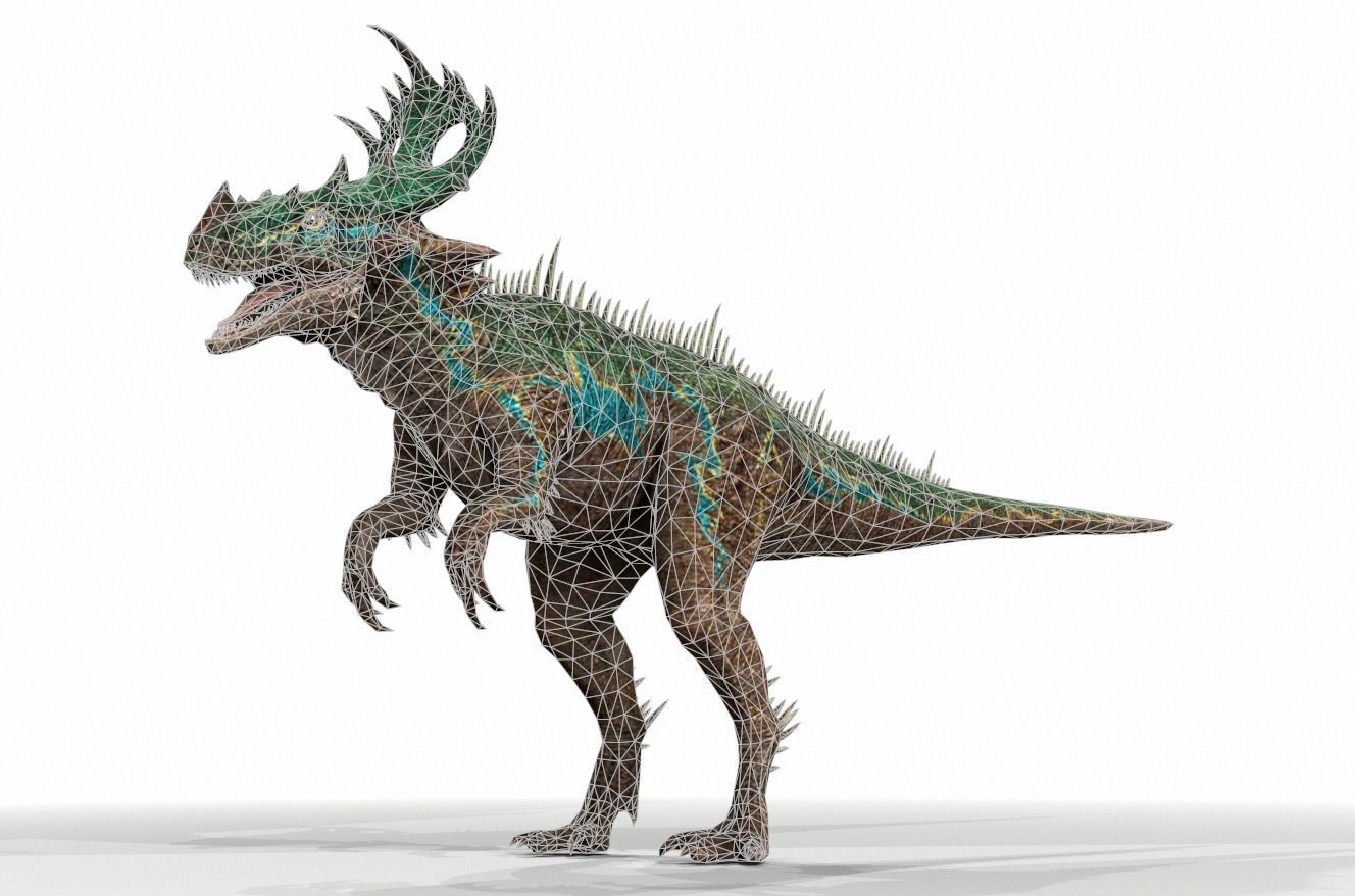 Dinosaur 150 Low-poly 3D model_1