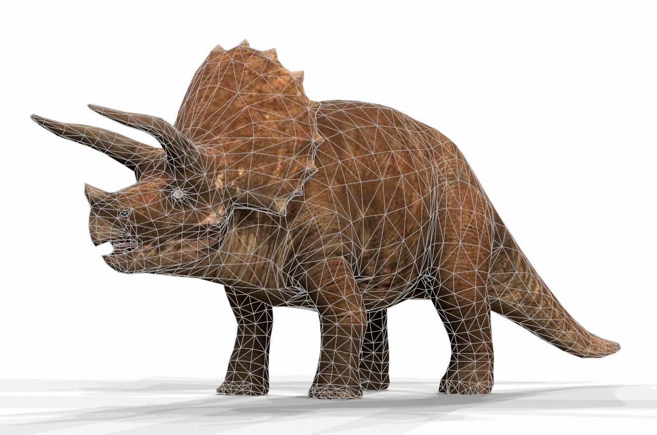 Dinosaur 151 Low-poly 3D model_1