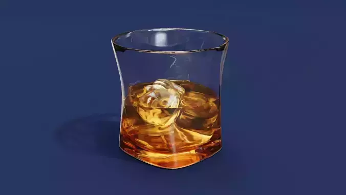 Drink Glass - Classic Whiskey on the Rocks
