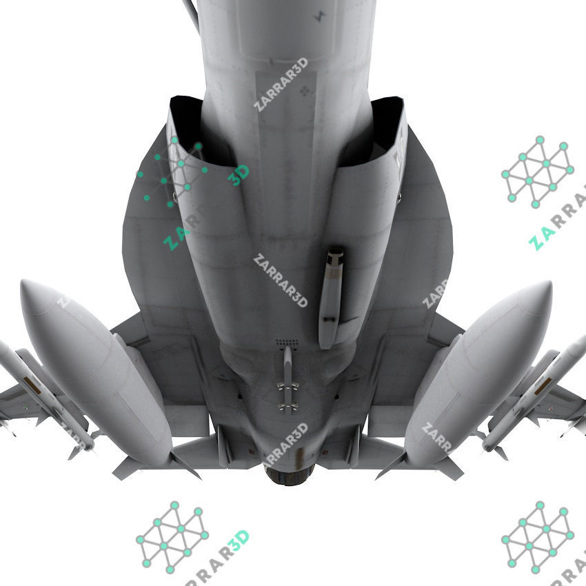 JF-17 Thunder Nigeria Realistic Rigged Low-poly 3D model_11