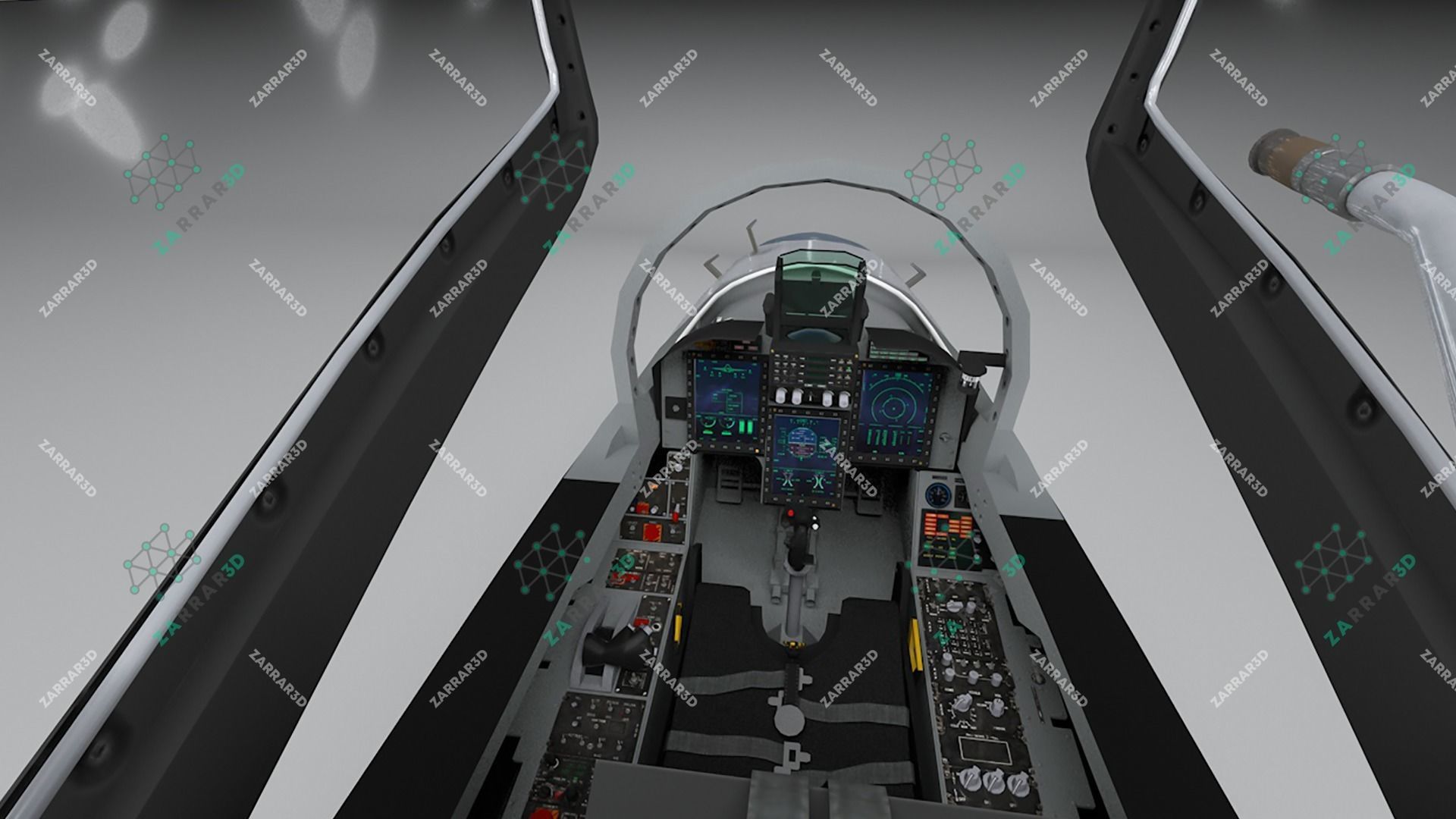 JF-17 Thunder Nigeria Realistic Rigged Low-poly 3D model_10