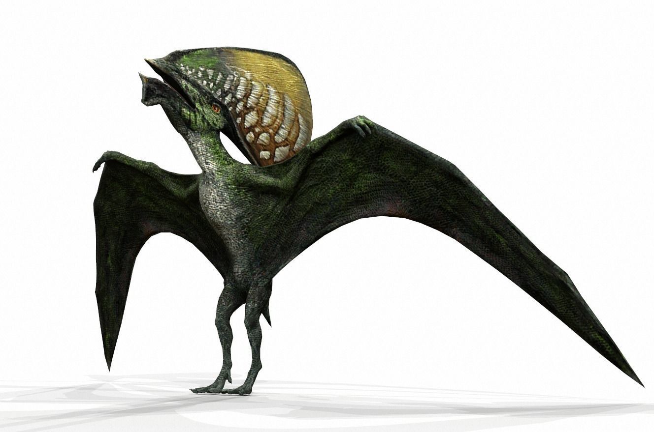 Dinosaur 157 Low-poly 3D model_2