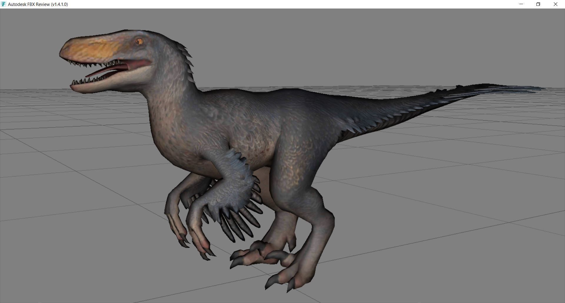 Dinosaur 161 Low-poly 3D model_2