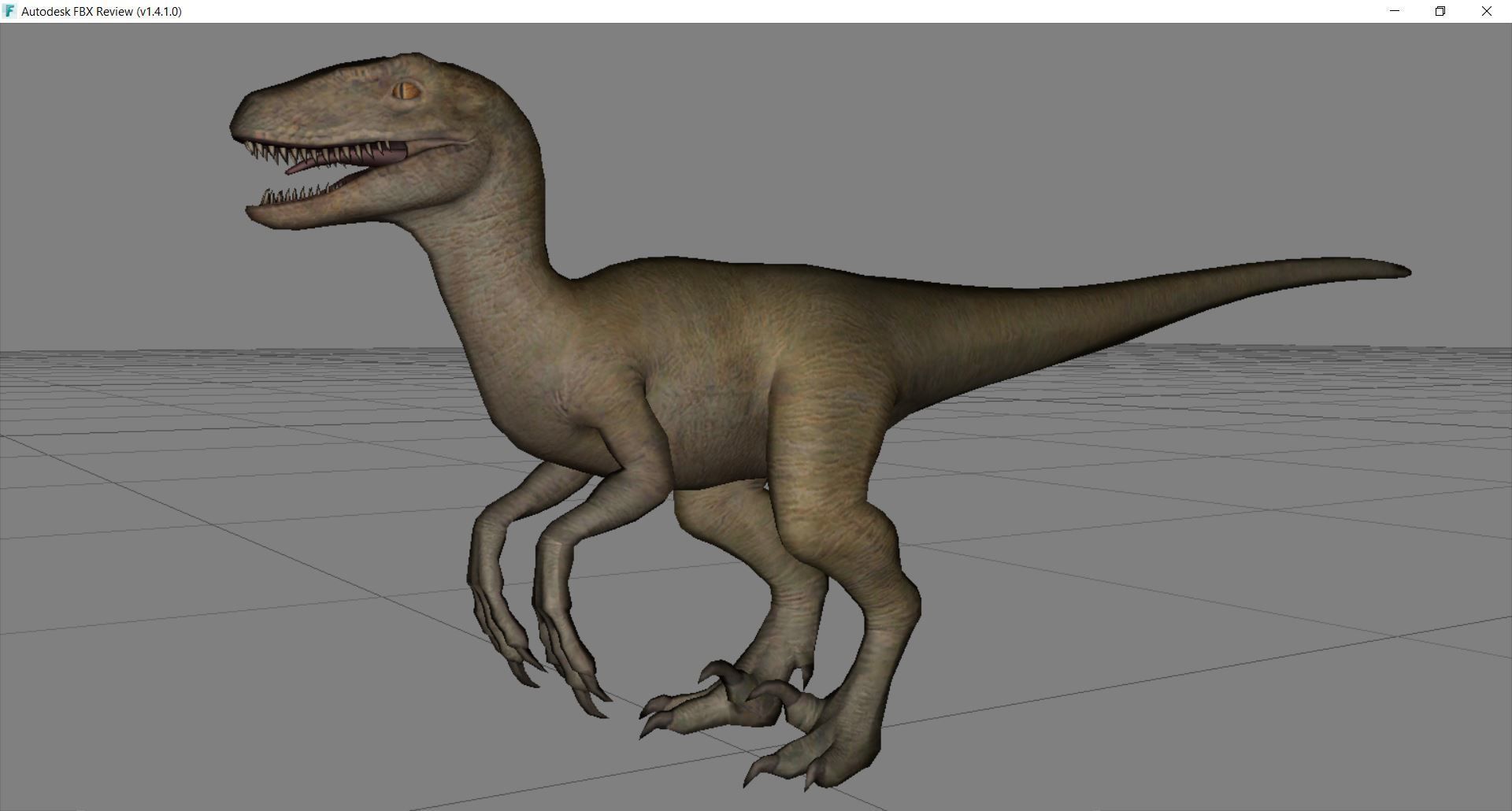 Dinosaur 164 Low-poly 3D model_2