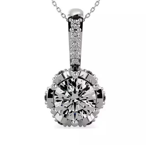 Solitaire Pendant-102871