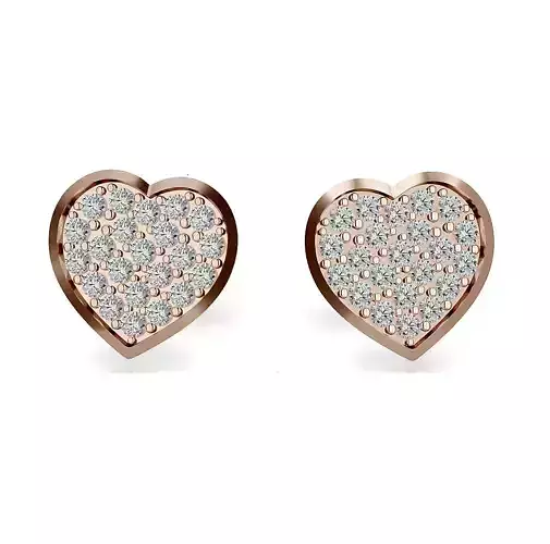 Heart Earrings-102402