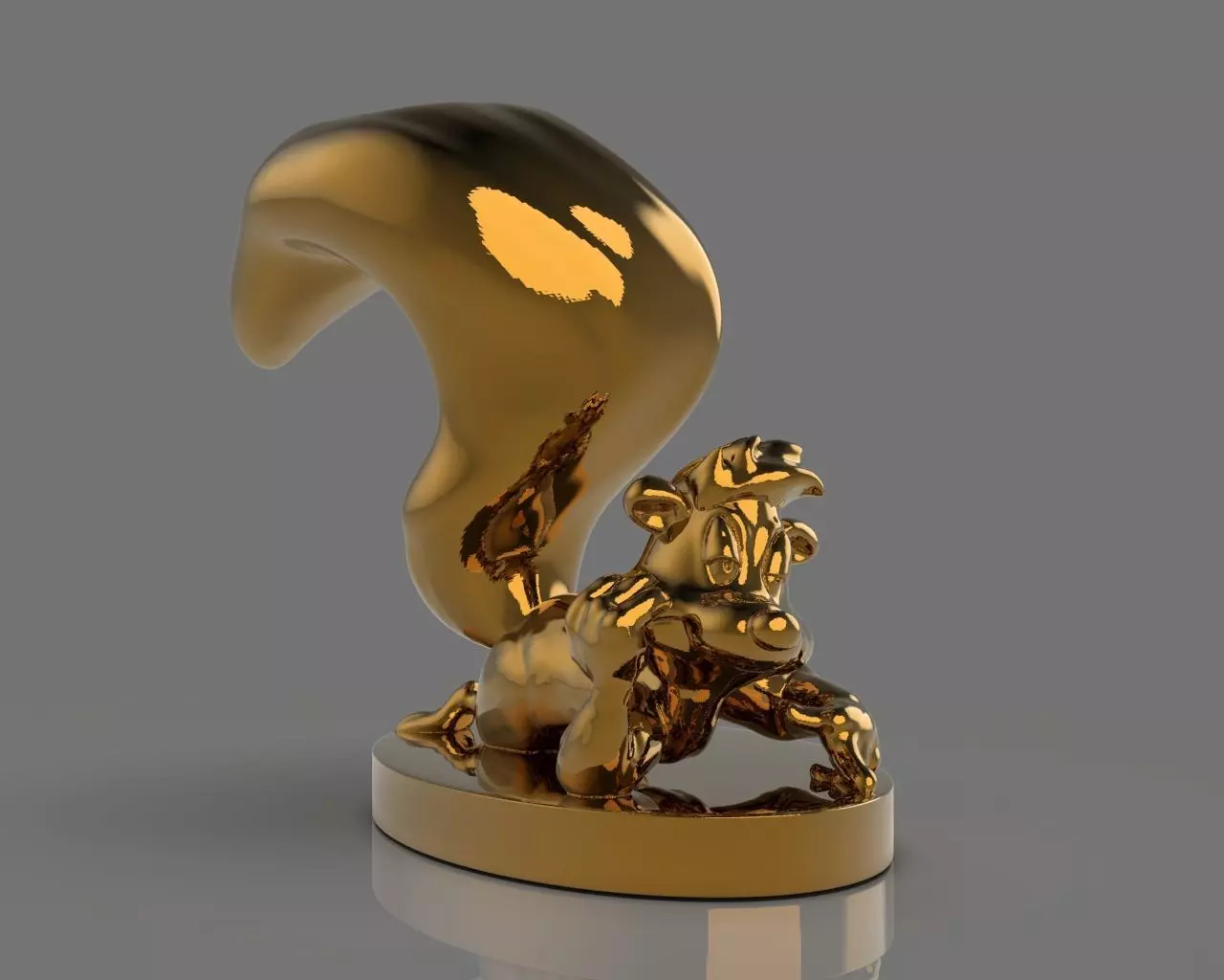 Pepe Le Pew Figurine Free 3D print model