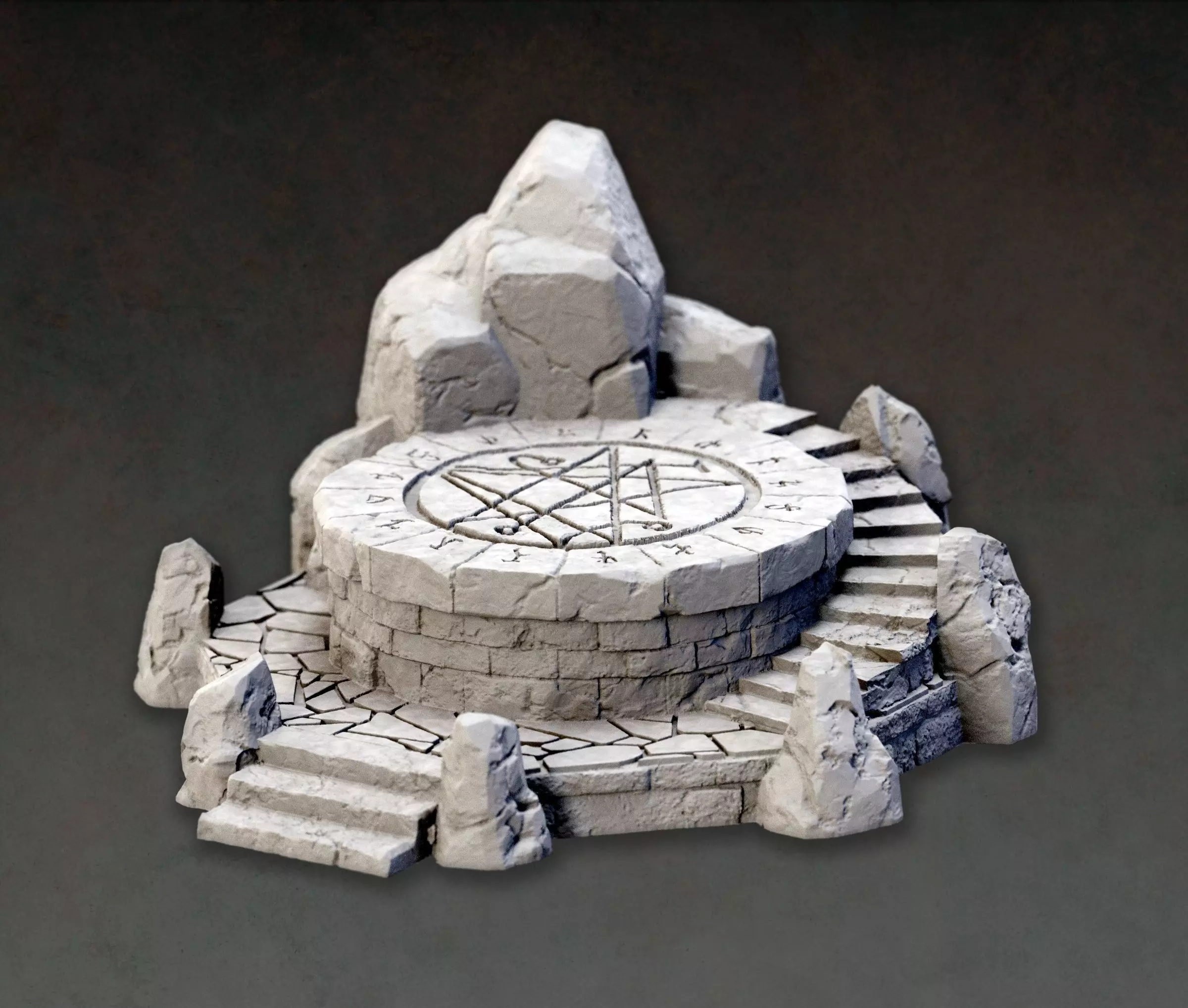 Ritual altar 3D print model_0