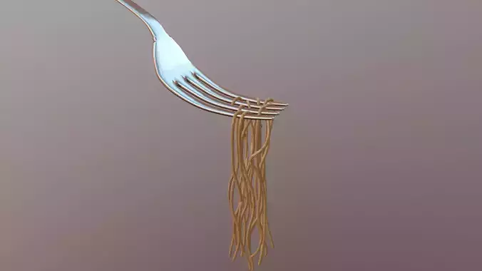 Fork with Noodles