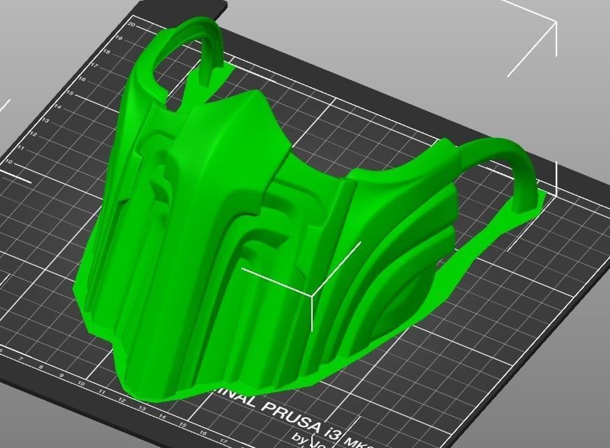 3 type of Mask cover masks bundle 3D print model_15