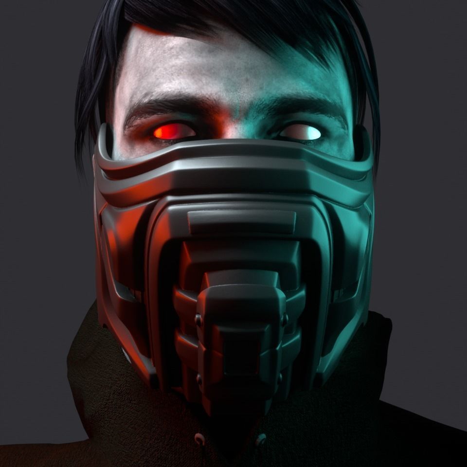 3 type of Mask cover masks bundle 3D print model_5