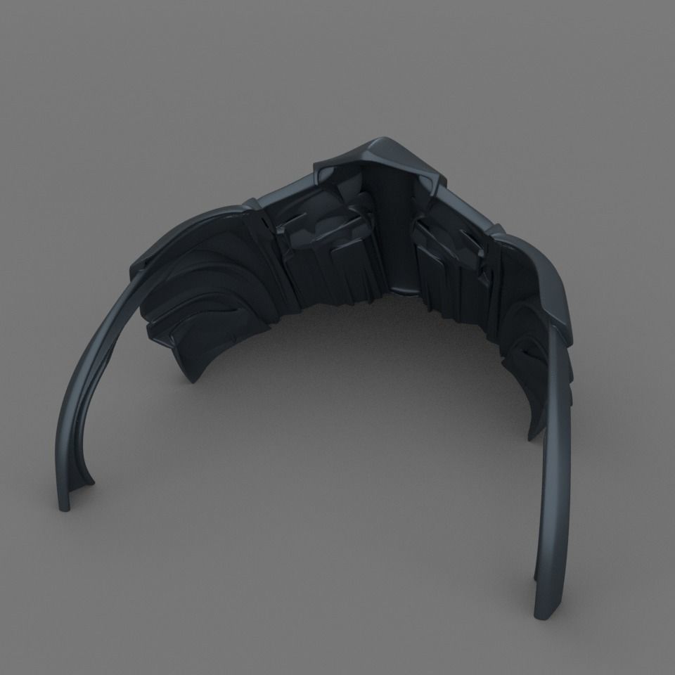 3 type of Mask cover masks bundle 3D print model_14