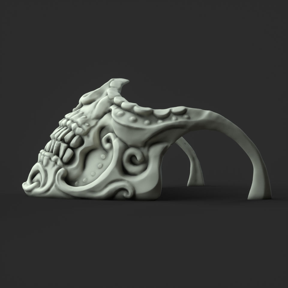 3 type of Mask cover masks bundle 3D print model_26