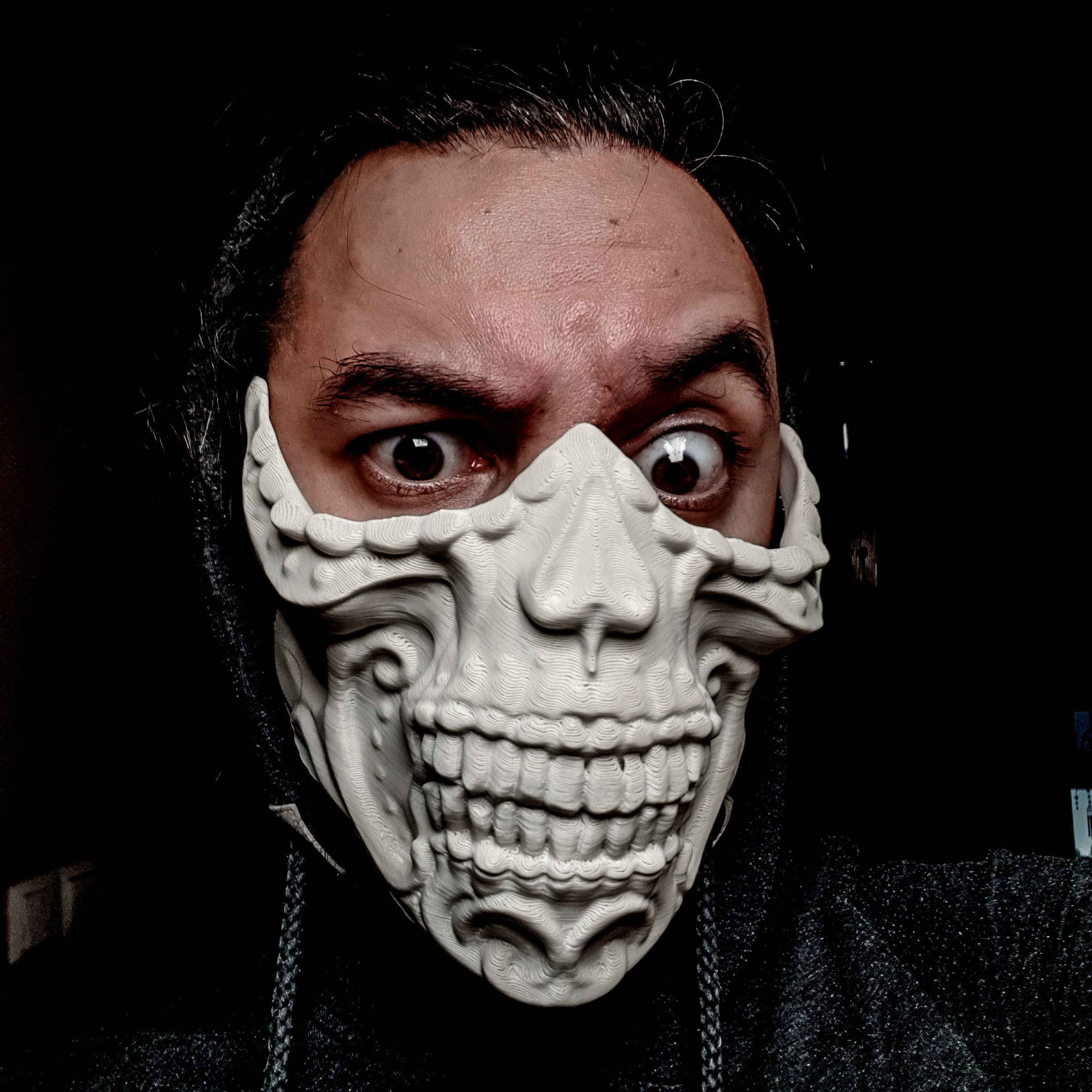 3 type of Mask cover masks bundle 3D print model_29